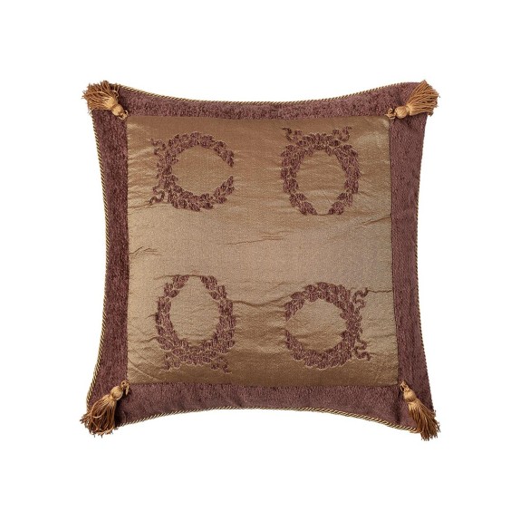 Μαξιλαροθήκη Διακόσμησης Silk Fashion 6416 Καφέ 45x45