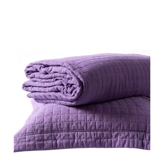 Σετ Κουβερλί Υπέρδιπλο Silk Fashion Stonewashed Purple...