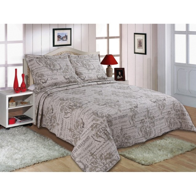 Σετ Κουβερλί Υπέρδιπλο Silk Fashion 1511-40...