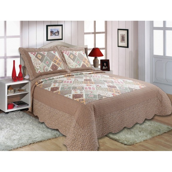 Σετ Κουβερλί Υπέρδιπλο Silk Fashion Lt1486 220x240