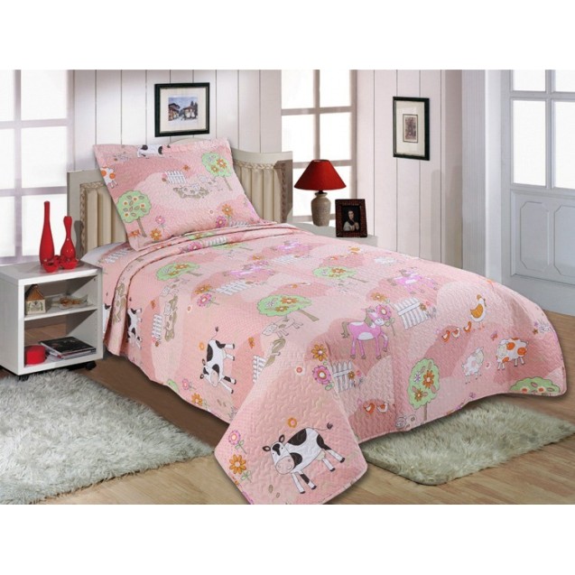 Σετ Κουβερλί Μονό Silk Fashion Girl 1 160x220