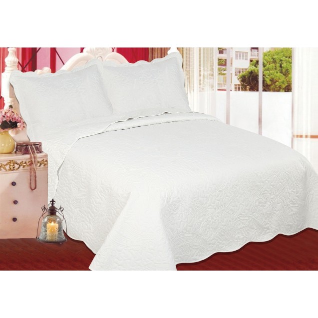 Σετ Κουβερλί Μονό Silk Fashion Λαχούρι Cream &...