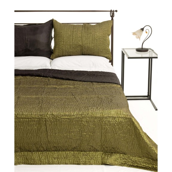 Σετ Κουβερλί Υπέρδιπλο Silk Fashion 6330 Πράσινο 220x240