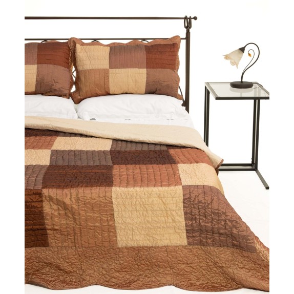 Σετ Κουβερλί Μονό Silk Fashion 6155 Καφέ 160x220