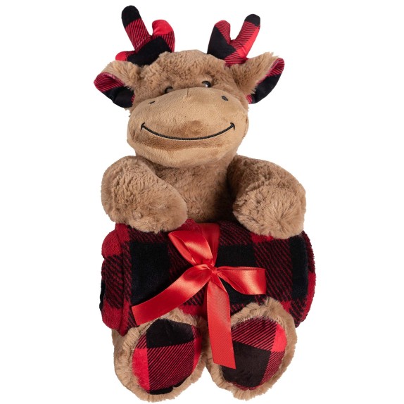 Σετ Βρεφική Κουβέρτα και Κουκλάκι Silk Fashion Ταρανδάκι...