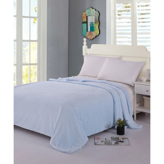 Κουβέρτα Fleece Με Sherpa Υπέρδιπλη Silk...