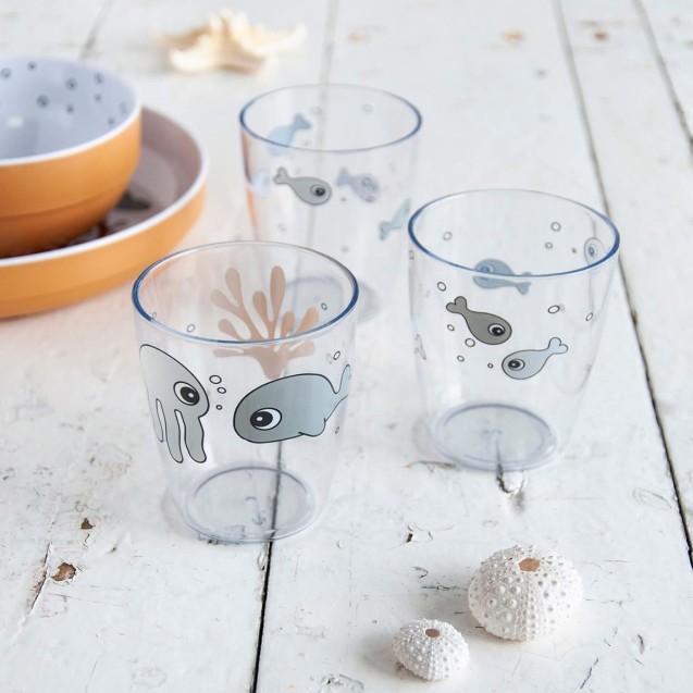 Σετ Ποτήρια 3 Τεμαχίων Done By Deer Yummy Mini...