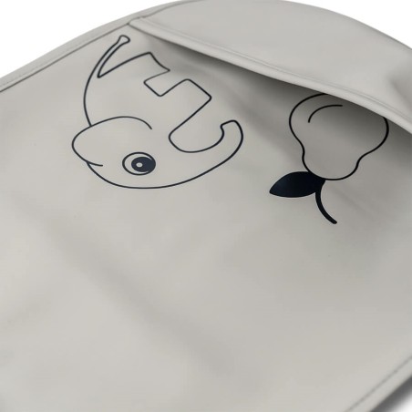 Σετ Σαλιάρα Με Βέλκρο 2 Τεμαχίων Done By Deer Deer Friends Grey/Beige BR75339