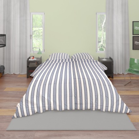 Σετ Σεντόνια Μονά 3 Τεμαχίων Dimcol Navy 158 160x240