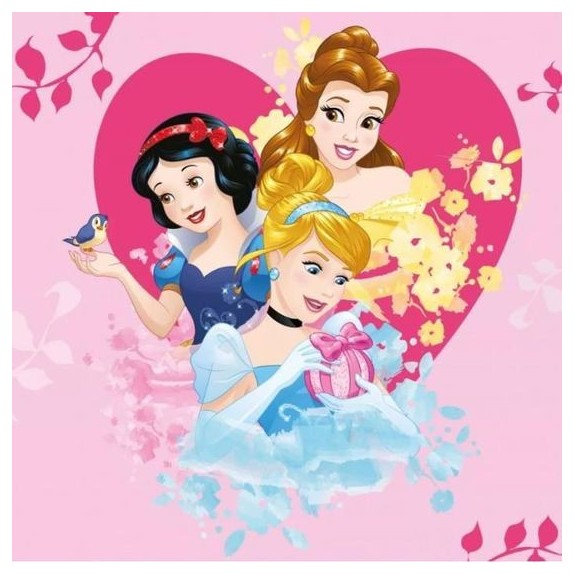 Λαβέτα Dimcol Disney Princess 52 Digital Print 30x30