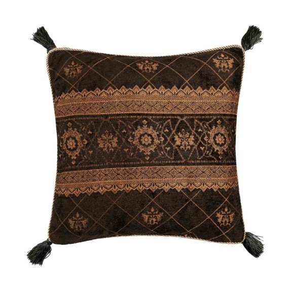 Μαξιλαροθήκη Διακόσμησης Silk Fashion 396 Λαδί 45x45