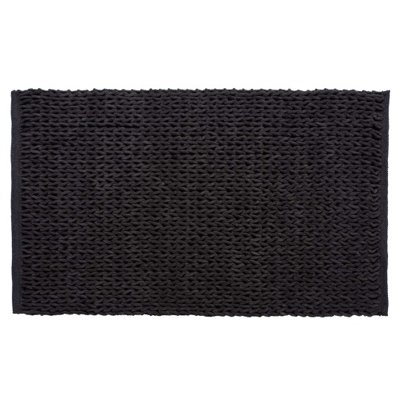 Πατάκι Silk Fashion Αλυσίδα Ανθρακί