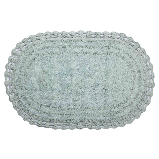 Πατάκι Silk Fashion Oval Mint