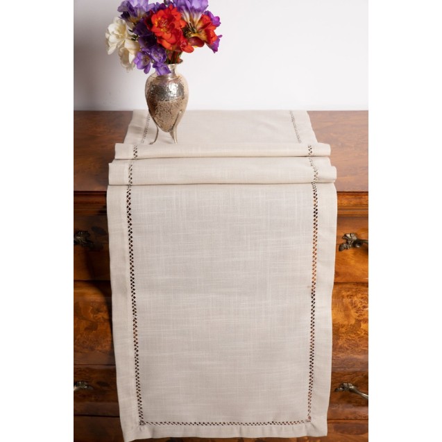 Τραπεζομάντηλο Silk Fashion 3096 Γκρι Ανοιχτό