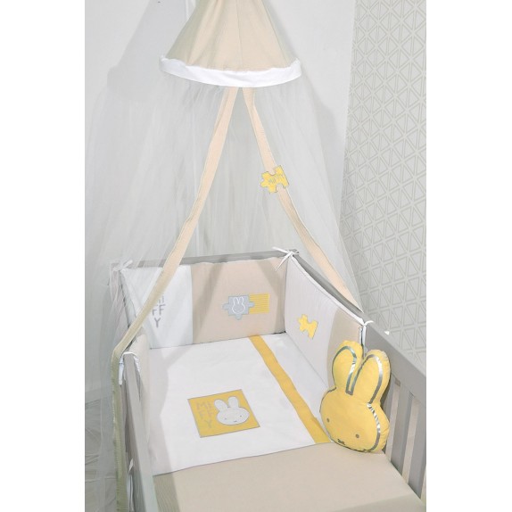 Σετ Προίκας 3 Τεμαχίων Miffy Μπεζ Des. 64