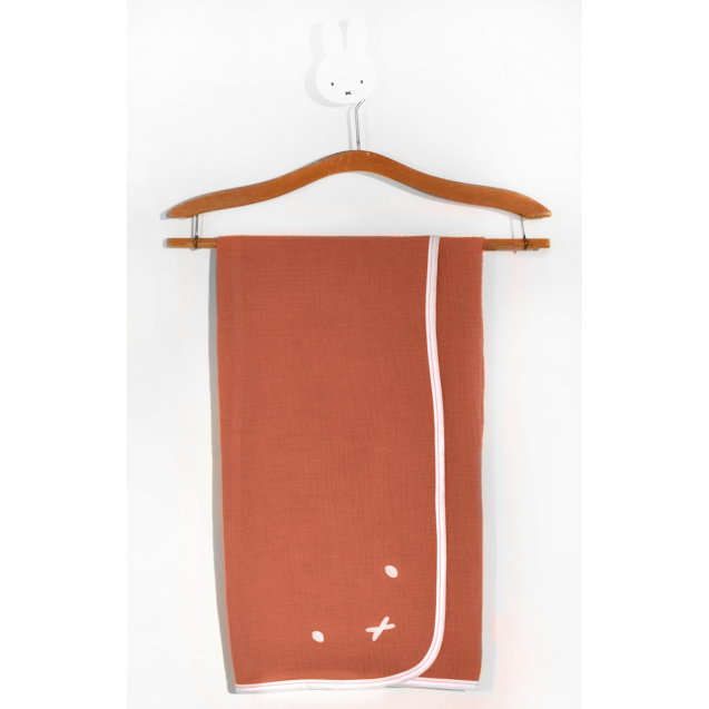 Πάνα Αγκαλιάς Miffy Κεραμιδί 80x80 Des. 68