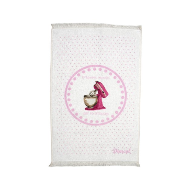 Πετσέτα Κουζίνας Dimcol Mixer 01 White 40x60