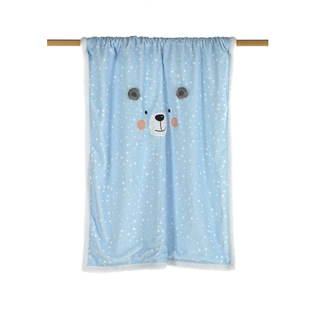 Κουβέρτα Αγκαλιάς Morven Karu J75 Σιέλ 80x110