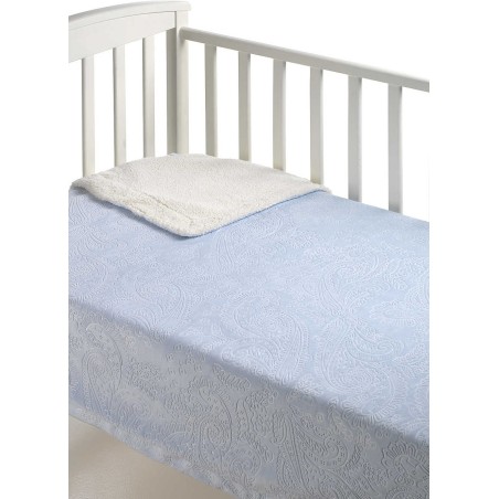 Κουβέρτα Κούνιας Morven Capricho B27 Σιέλ 110x140