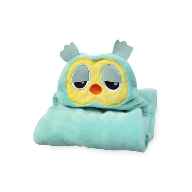 Κουβέρτα Fleece Αγκαλιάς με Κουκούλα Morven...