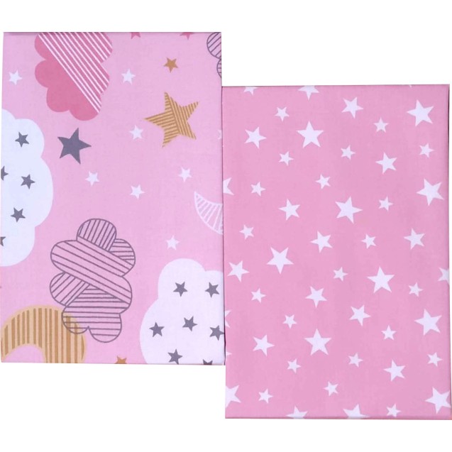 Σετ Σεντόνια Λίκνου 2 Τεμαχίων Morven 2151...