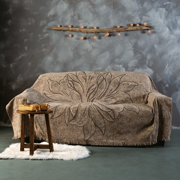 Ριχτάρι Διθέσιου Sb Home Orchidea Beige 180x240