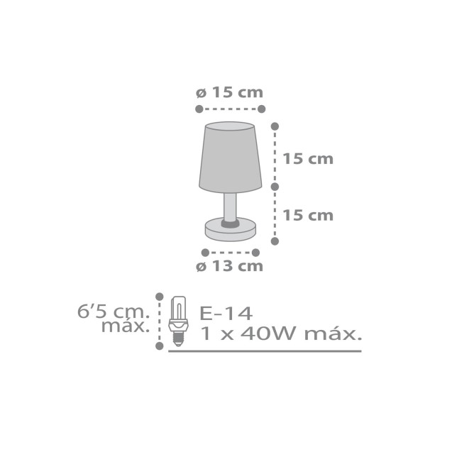 Παιδικό Πορτατίφ Ango Starlight White 82211 B