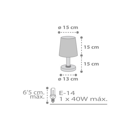 Παιδικό Πορτατίφ Ango Starlight White 82211 B