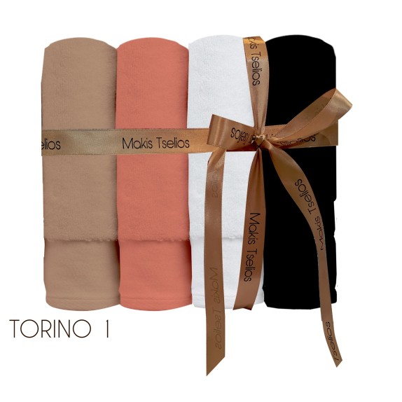 Σετ Πετσέτες Προσώπου 4 Τεμαχίων Makis Tselios Torino 1...