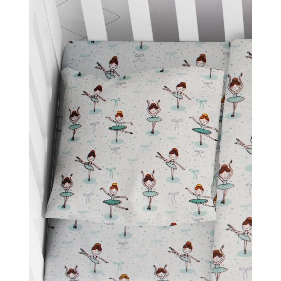 Βρεφική Μαξιλαροθήκη Dimcol Μπαλαρίνα 166 Green 35x45