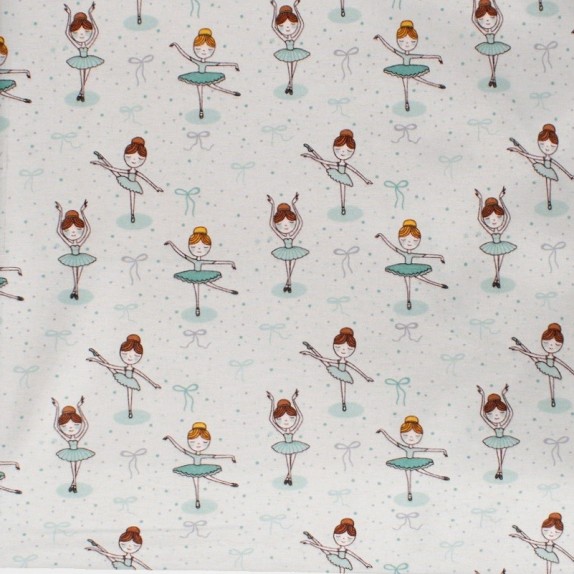 Σεντόνι Λίκνου Dimcol Μπαλαρίνα 166 Green 80x110