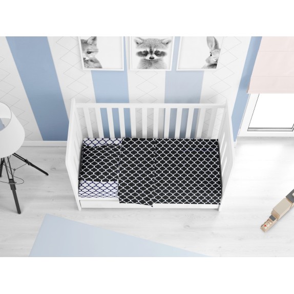 Σετ Σεντόνια Κούνιας 3 Τεμαχίων Dimcol Windows 177 Multi...