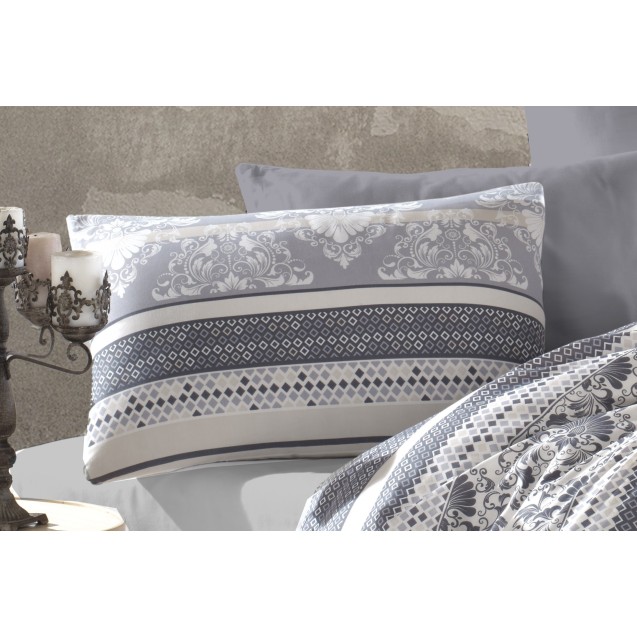 Μαξιλαροθήκη Dimcol Ανδρομάχη 317 Grey 50x70