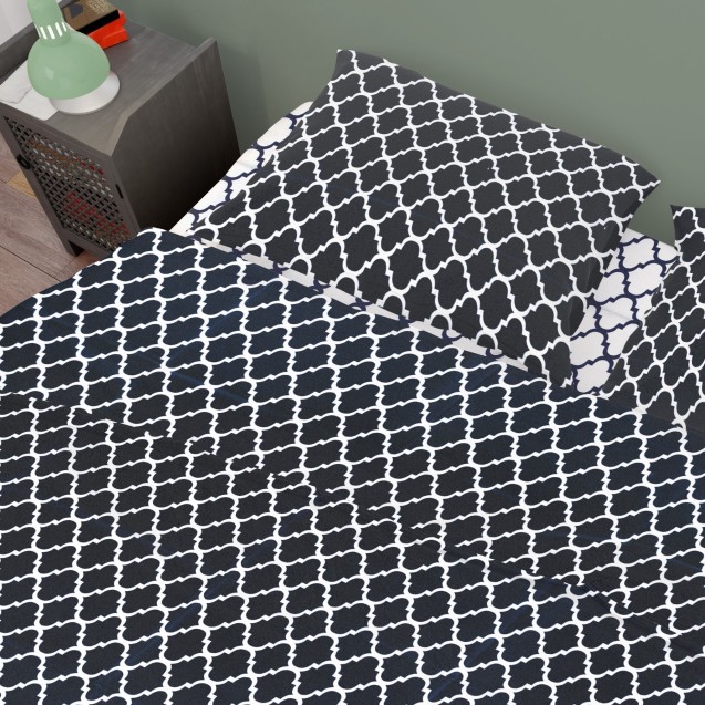 Σετ Σεντόνια Υπέρδιπλα 4 Τεμαχίων Dimcol...