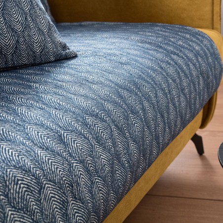 Ριχτάρι Πολυθρόνας Gofis Home Peacock Royal Blue 935-1/01 180x180