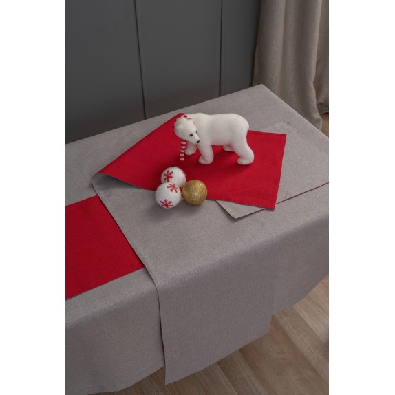 Σετ Σουπλά 2 Τεμαχίων Palamaiki Cd01 Grey 35x45