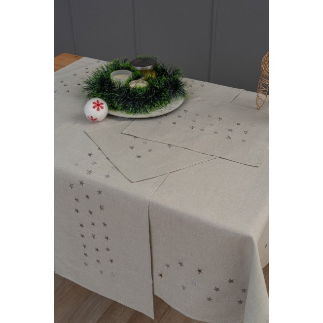 Σετ Σουπλά 2 Τεμαχίων Palamaiki Cd02 Grey 35x45