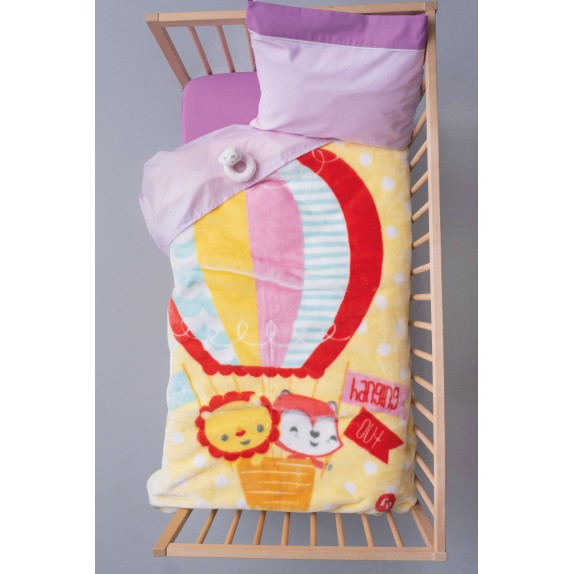 Κουβέρτα Βελουτέ Κούνιας Palamaiki Bv724 110x140