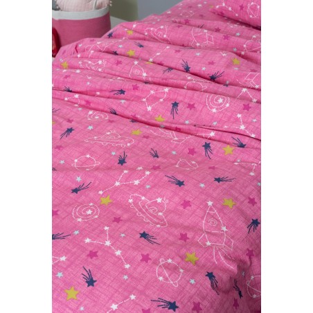 Κουρτίνα με Τρέσα Palamaiki Comet Fuchsia 170x260