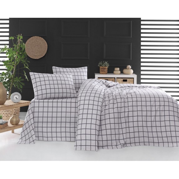 Σετ Παπλωματοθήκη Φανελένια Υπέρδιπλη 3 Τεμαχίων Rythmos...