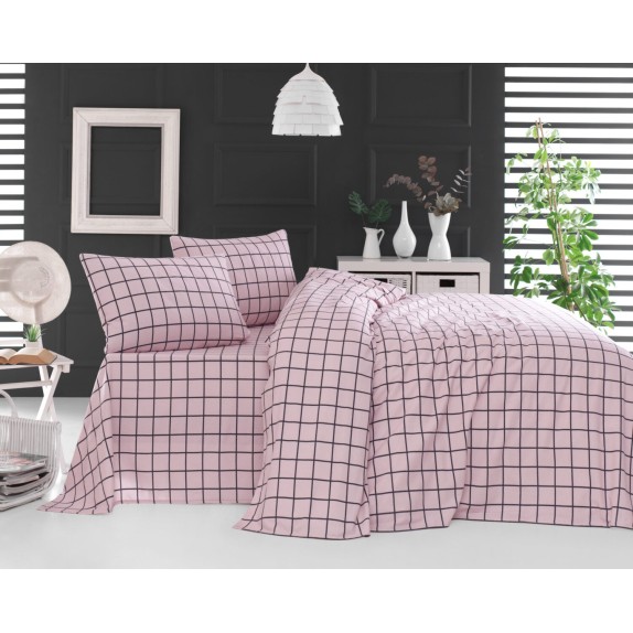 Σετ Σεντόνια Φανελένια Ημίδιπλα 3 Τεμαχίων Rythmos...