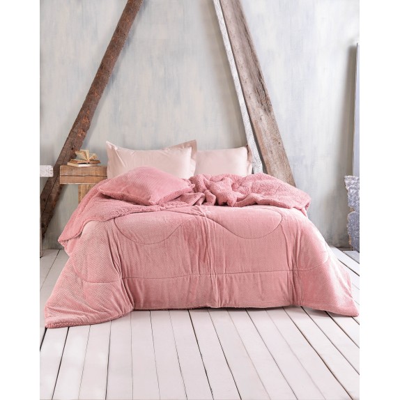 Κουβερτοπάπλωμα Υπέρδιπλο Rythmos Alvaro Pink 220x240