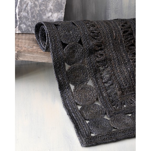 Χαλάκι Rythmos Tahoe Μαύρο 120x180