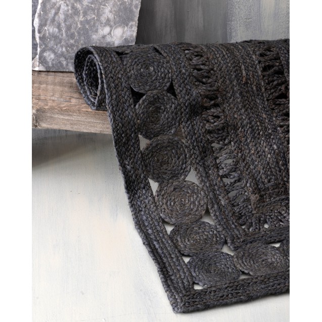 Χαλάκι Rythmos Tahoe Μαύρο 120x180