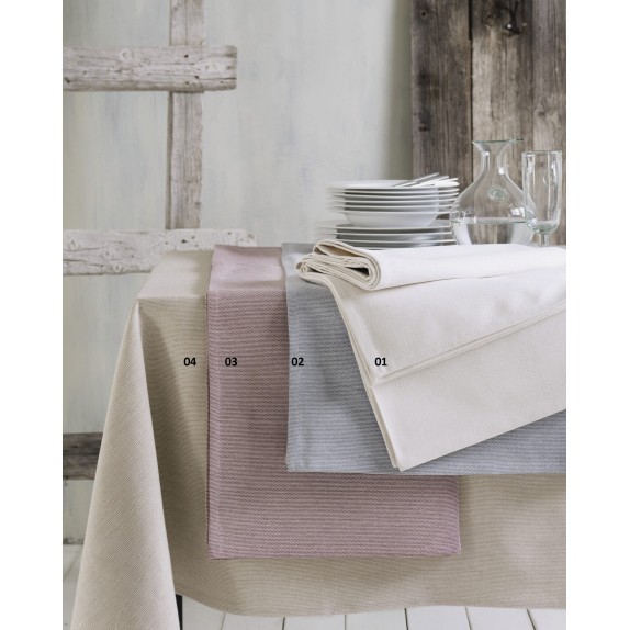 Τραπεζομάντηλο Rythmos Batavia Γκρι 140x180