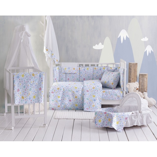 Σετ Σεντόνια Κούνιας 3 Τεμαχίων Rythmos Glow...