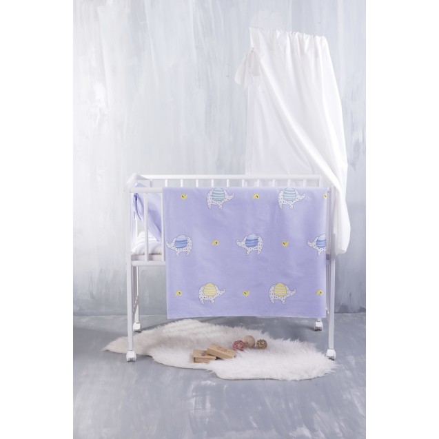 Σεντόνι Λίκνου Rythmos Wooly Πράσινο 80x110