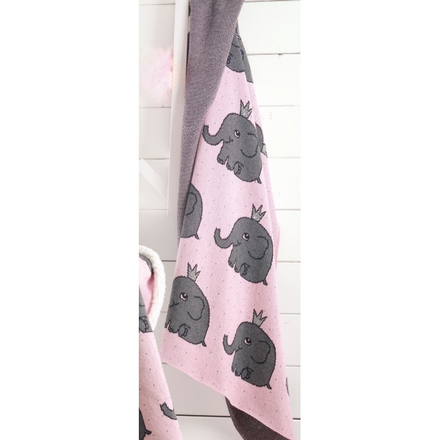 Κουβέρτα Αγκαλιάς Rythmos Elephant 80x100