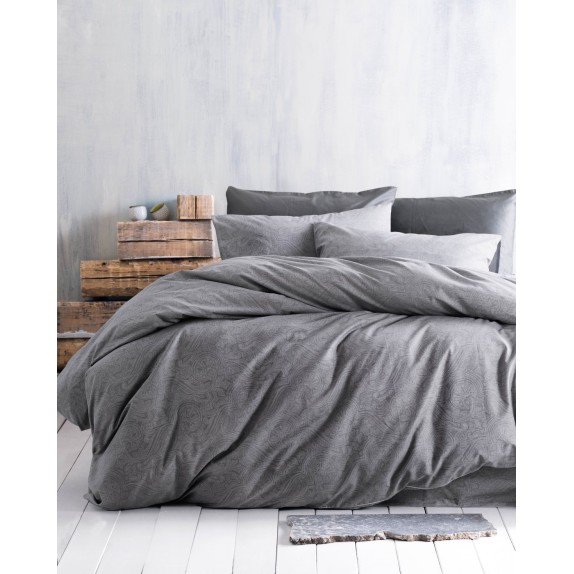 Σετ Σεντόνια Ημίδιπλα 3 Τεμαχίων Rythmos Charisma Γκρι...