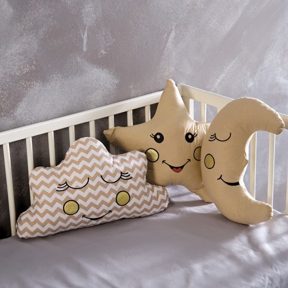 Σετ Μαξιλάρια Διακόσμησης 3 Τεμαχίων Sb Home Baby Deco...